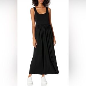 Amazon Essentials Black Tank Waisted Maxi Dress